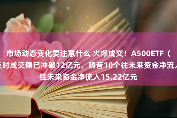 市场动态变化要注意什么 火爆成交！A500ETF（159339）及时成交额已冲破12亿元，畴昔10个往未来资金净流入15.22亿元